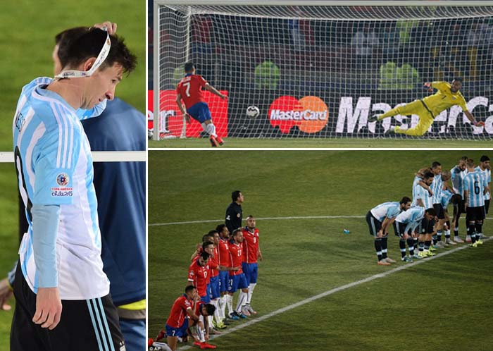 Argentina Kalah Adu Penalti 4-1, Chili Juara Copa Amerika